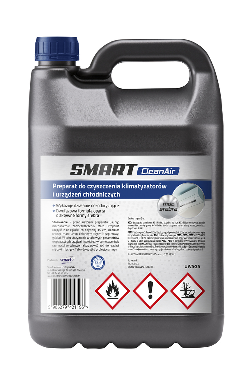 Smart Clean Air 5 L czyszczenie klimatyzacji zdjęcie 1