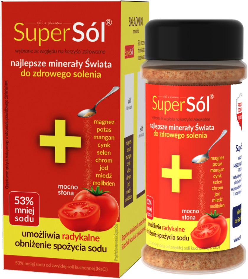 Super Sól 200 g z solniczką - Polskie Warzelnie Soli zdjęcie 1