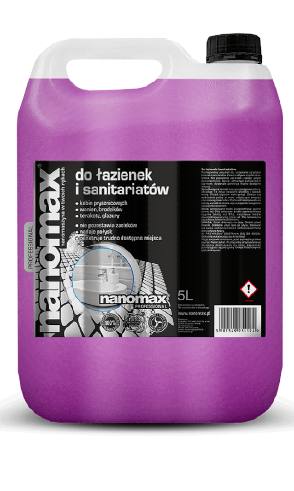 nanomax® do łazienek i sanitariatów 5 L - Dynamic zdjęcie 1