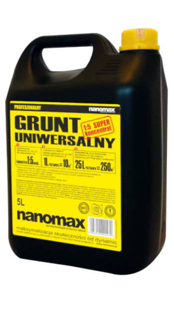 nanomax® grunt wewnętrzny 5L - super koncentrat 1:5 - Dynamic