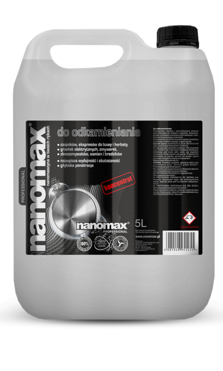 nanomax® do odkamieniania 5L Koncentrat